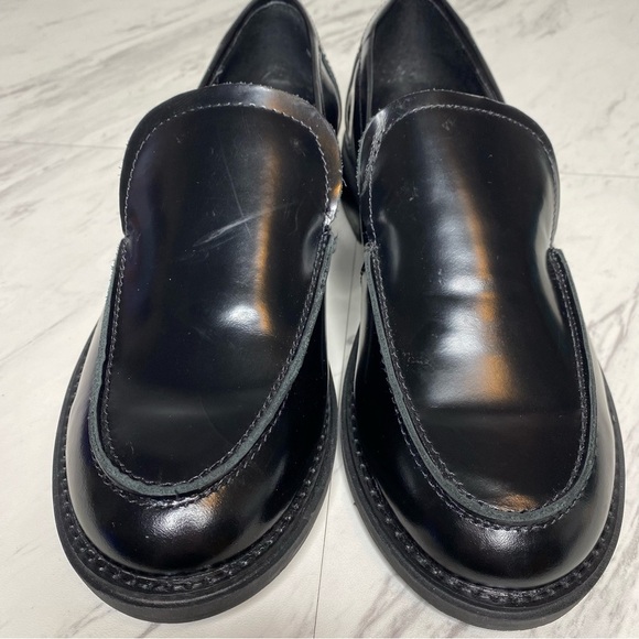 Steve Madden Larusso Black Leather Loafer 8M - Picture 10 of 14